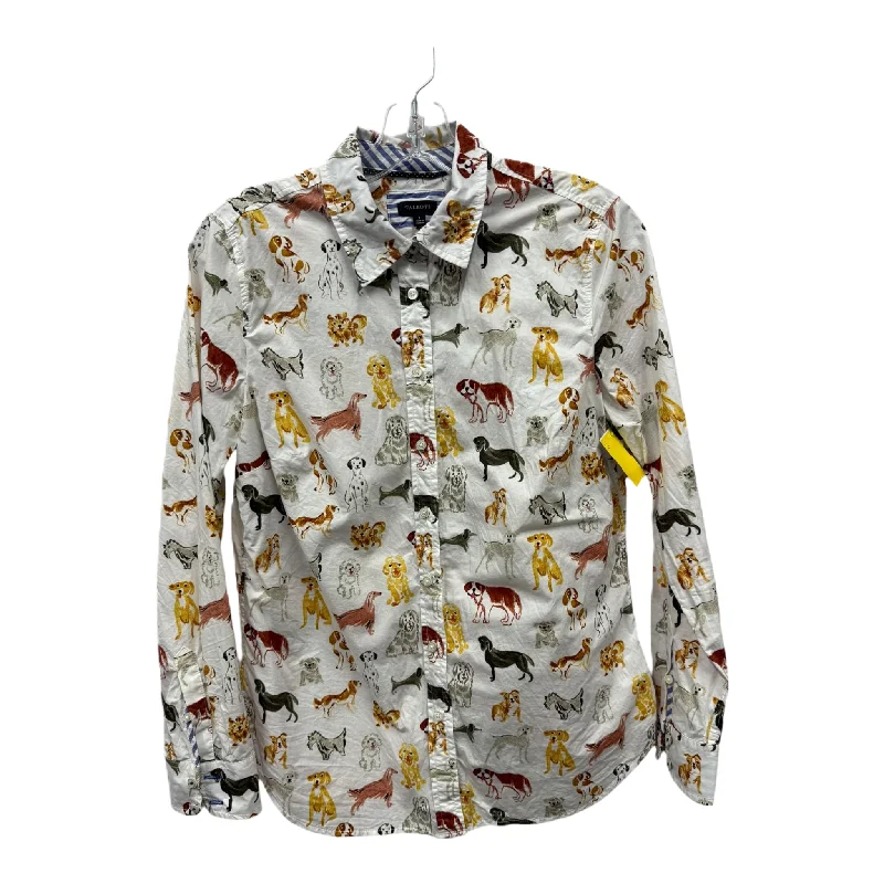 Buy Now Top Long Sleeve By Talbots In White, Size: S