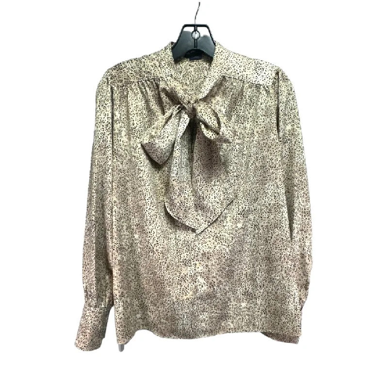 New Arrival Top Long Sleeve By W By Worth In Animal Print, Size: S