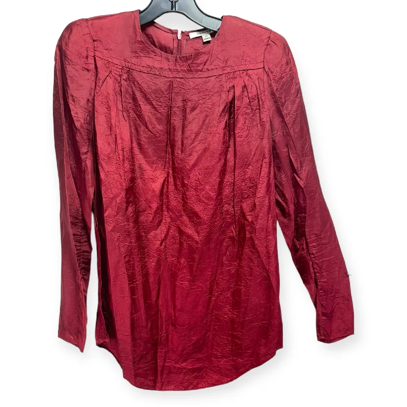 Special Discount Top Long Sleeve Designer By Carven In Red, Size: 6 (EU 38)