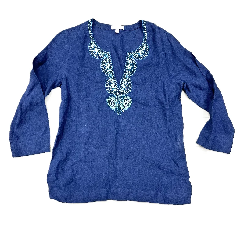 Can't Miss Top Long Sleeve Designer By Lilly Pulitzer  Size: M