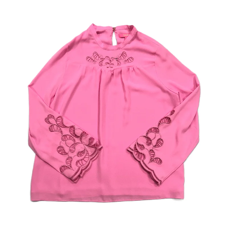 Exclusive Savings Top Long Sleeve Designer By Lilly Pulitzer  Size: Xs