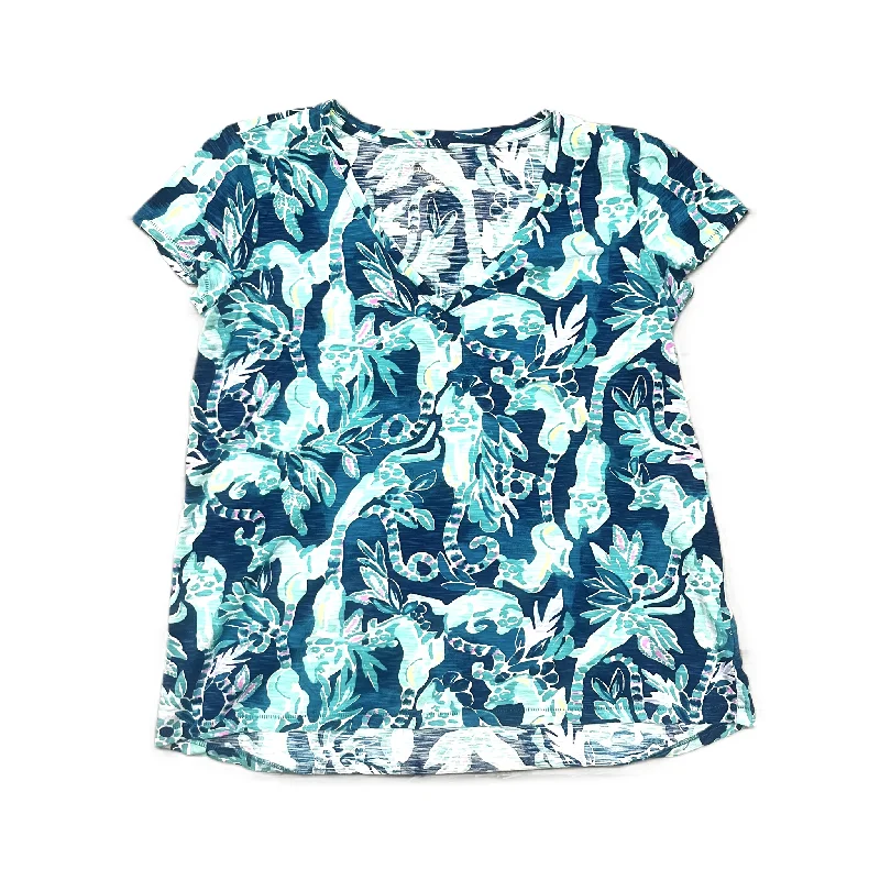 Hurry In Top Short Sleeve Designer By Lilly Pulitzer  Size: S