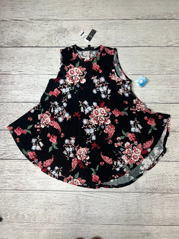 Super Deal Top Sleeveless By Lane Bryant In Floral, Size: Xl