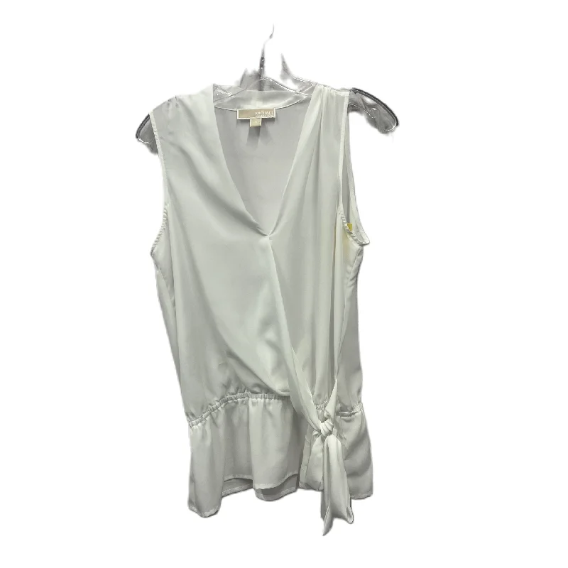 Unmissable Offer Top Sleeveless By Michael By Michael Kors In White, Size: M