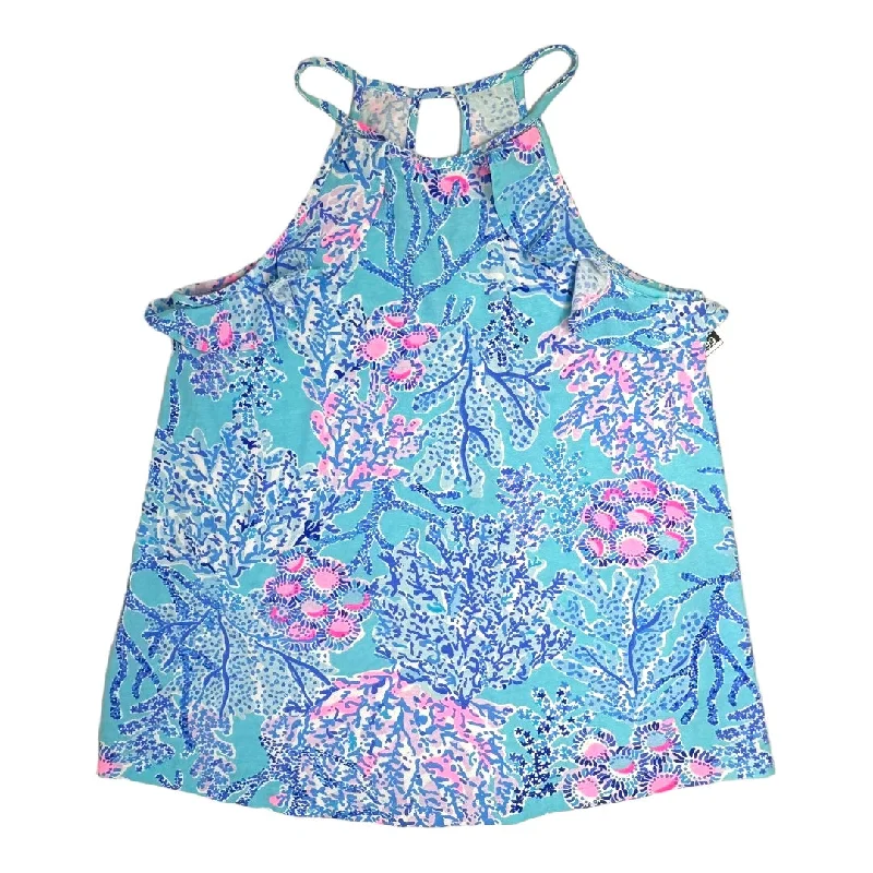 Value Deals Billie Tank Top Designer By Lilly Pulitzer In  Ibiza Now You Sea Me, Size: XXS