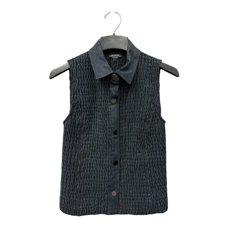 Epic Deals Vest Other By Worth Ny In Blue, Size: S