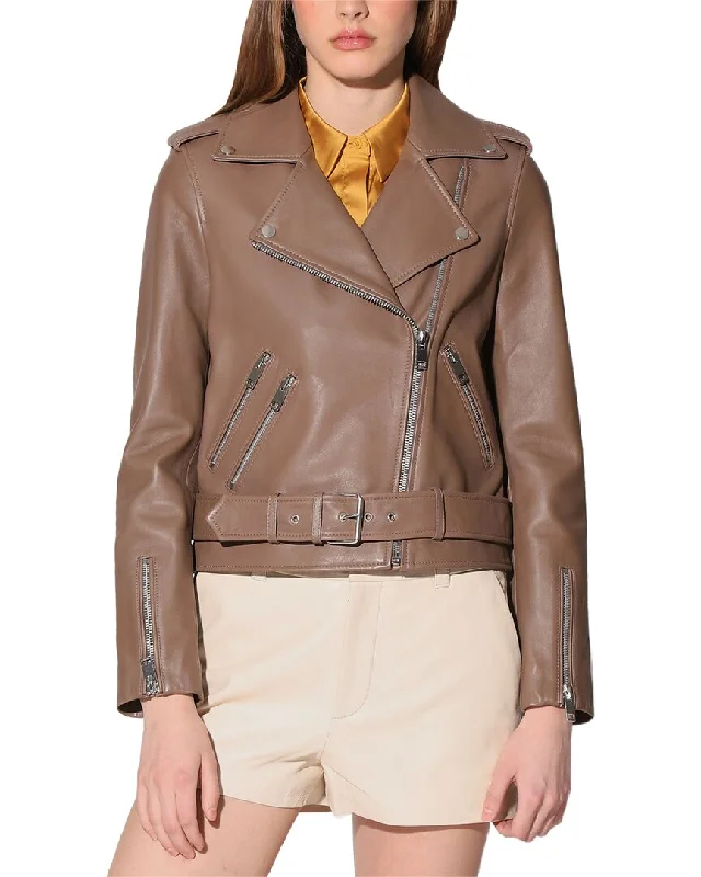 Best Seller Walter Baker Allison Boxy Fit Leather Jacket