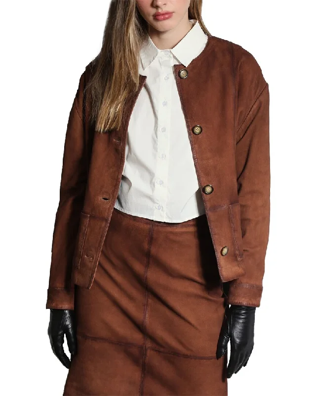Limited Edition Walter Baker Palmer Relaxed Fit Suede Jacket