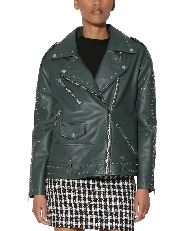 Super Savings Walter Baker Skyler Leather Jacket