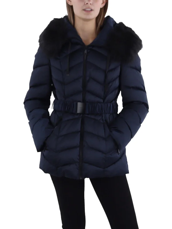 Limited Edition Womens Insulated Belted Puffer Jacket