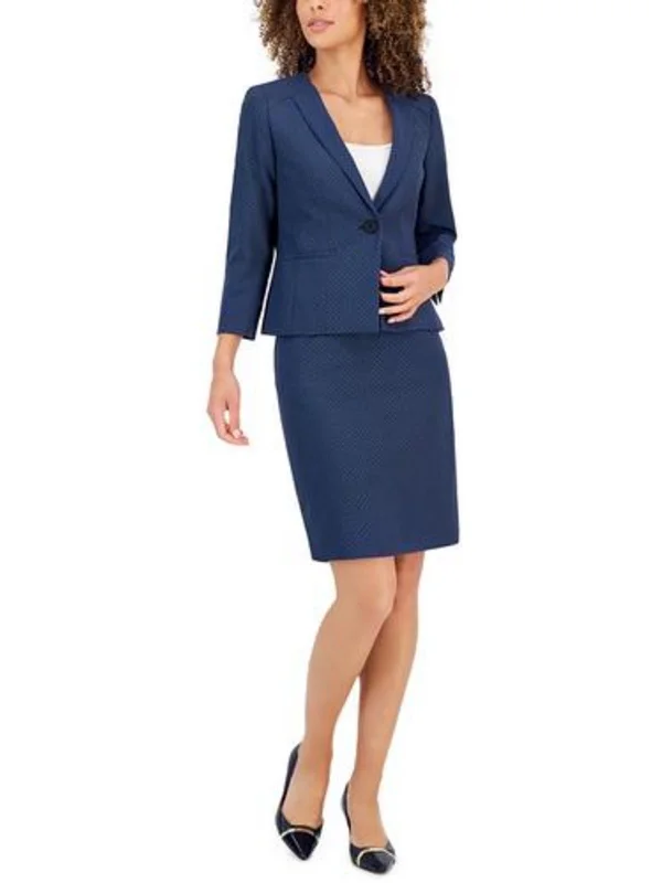 Exclusive Online Offer Womens Pattern Polyester One-Button Blazer