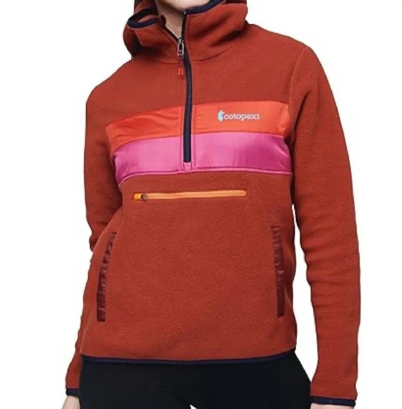 Instant Discount Women's Teca Fleece Hooded Half-Zip Jacket In Colorado