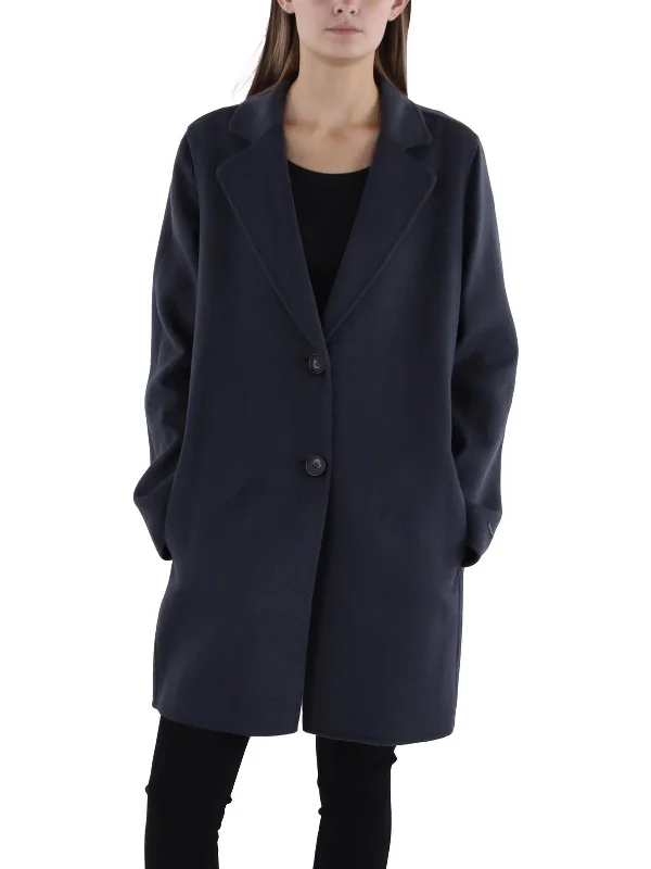 Buy More, Save More Womens Wool Blend Long Sleeve Pea Coat