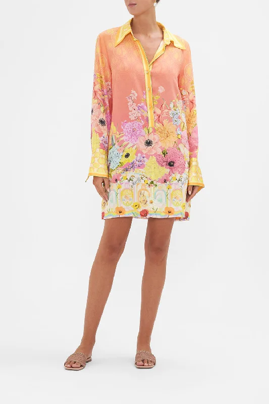 Factory Direct Sale MINI SHIRT DRESS SOLAR FLARE