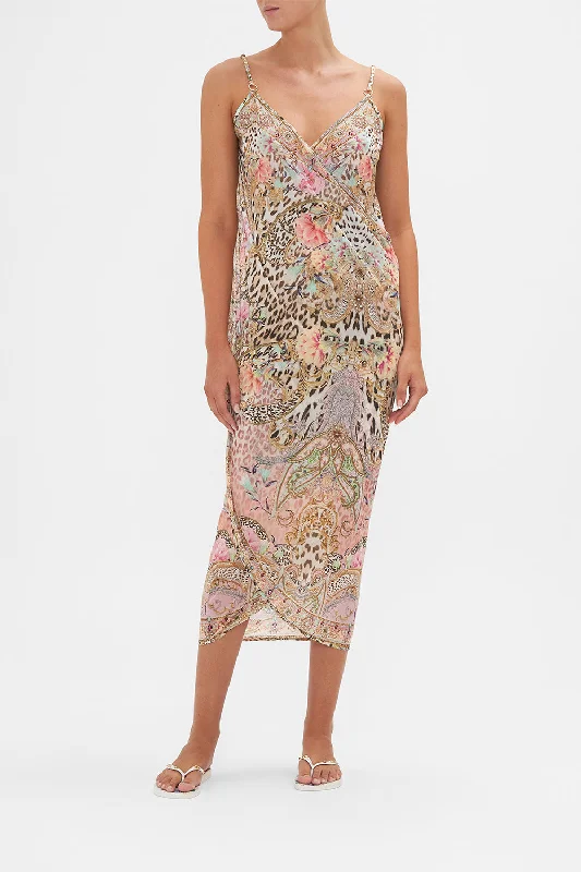 Members Only SARONG WITH STRAPS AND TRIM DETAIL QUEEN ATLANTIS