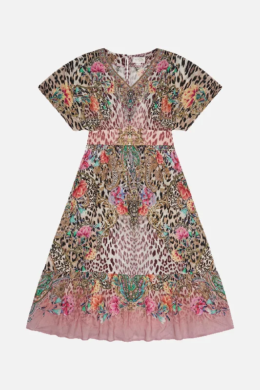 Price Drop KIDS RELAXED SHIRRED WAIST DRESS  12-14 QUEEN ATLANTIS