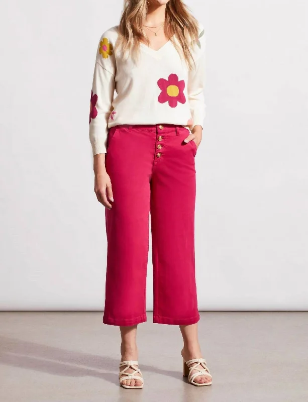 Major Savings Audrey Button Fly Wide Leg Jean In Daiquiri
