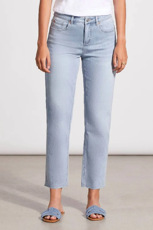 Final Clearance Audrey Girlfriend Straight Ankle Jean In Beach Wash