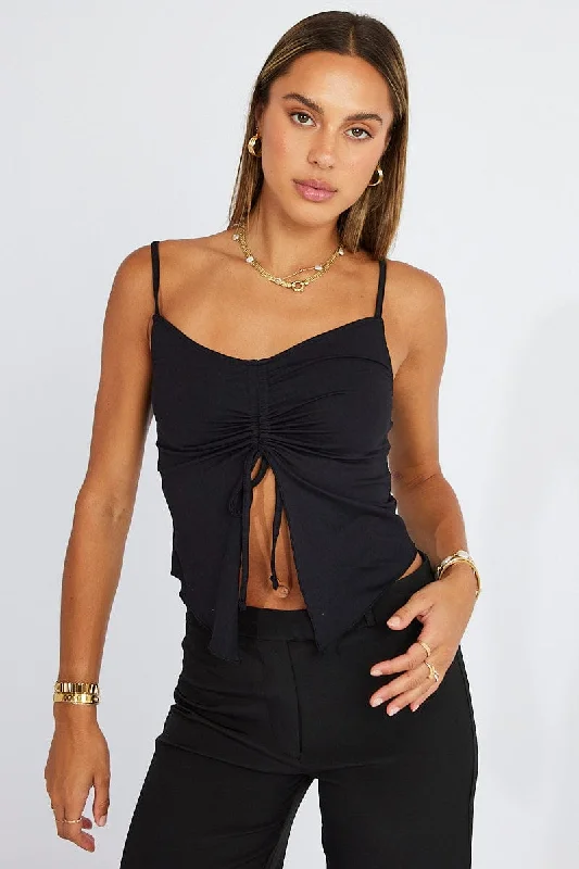 Bargain Blast Black Singlet Top
