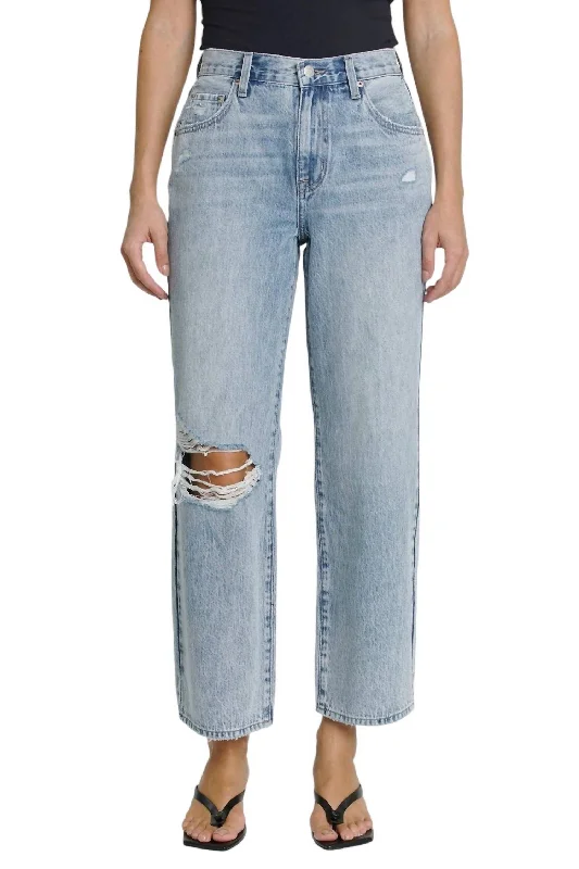 Online Only Bobbie Straight Wide Leg Jean In Skyview