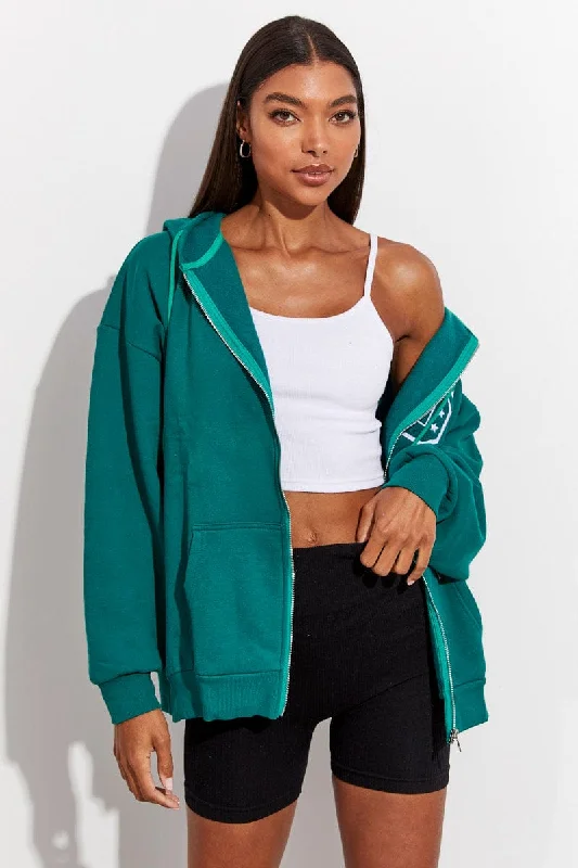 Lowest Price Green Red Hoodie Long Sleeve