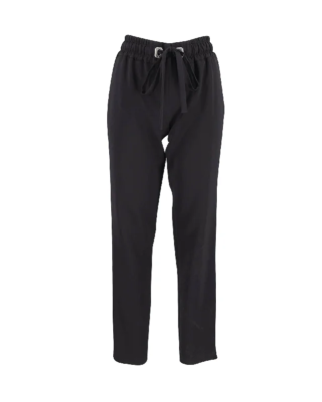 Weekend Flash Sale Gucci Drawstring Pants in Black Triacetate