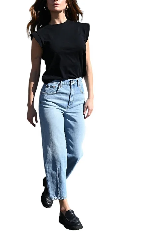 Crazy Savings Iris Relaxed Taper Jeans In Arcadia