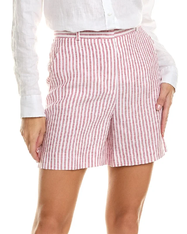 Big Discounts Loro Piana Miami Striped Linen Short