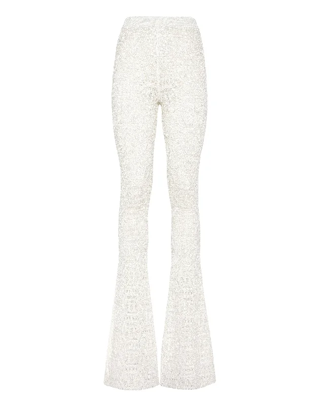 Bonus Savings Lurex Knit Trousers Monogram