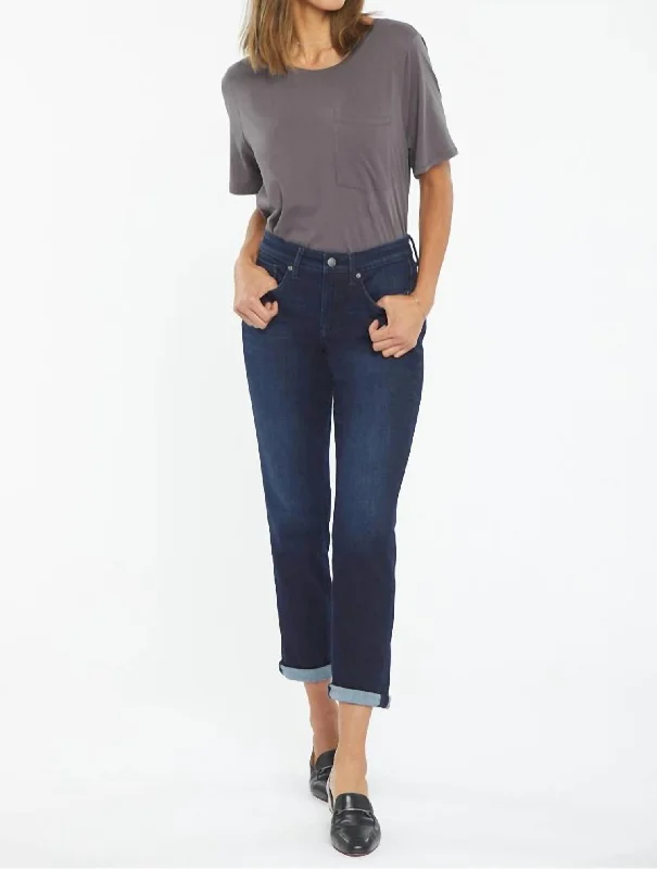 Value Deals Margot Girlfriend With Rolled Cuff Jean In Rapture