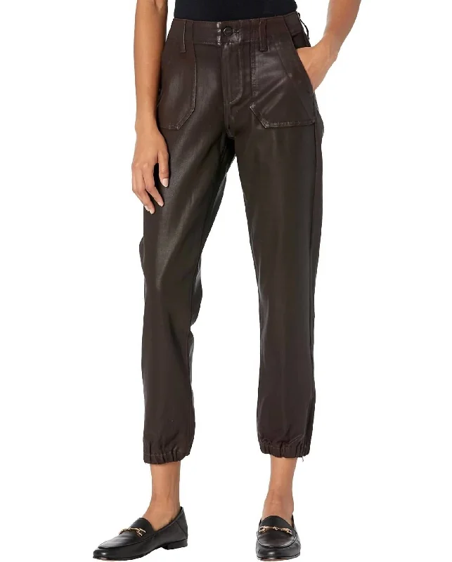 Bargain Prices Mayslie Transcend Denim Weekender Jogger In Chicory Coffee Luxe Coating