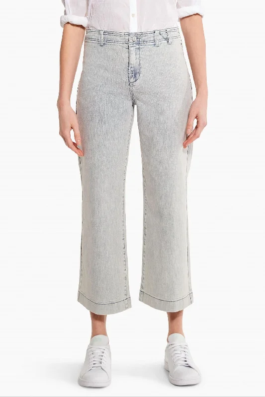 Value Deals Mid Rise Wide Leg Jean In Salt