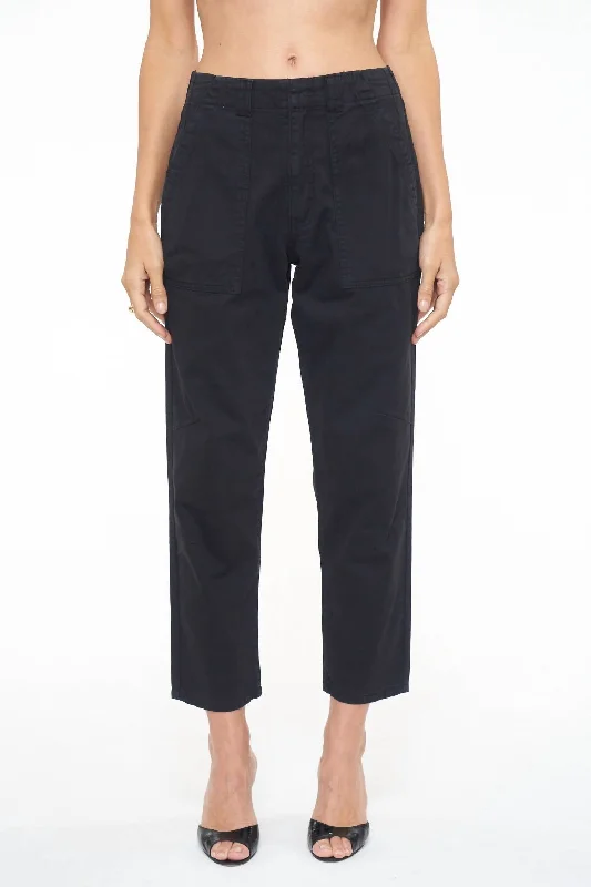 Online Only Pamela High Rise Straight Trouser In Fade To Black