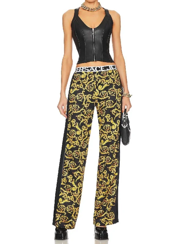 Great Deals Pantagym Trousers In Black/gold