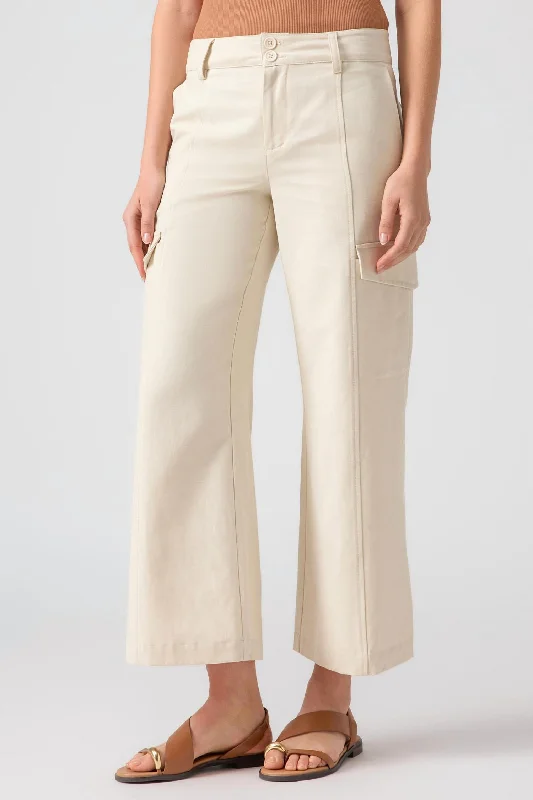 Online Specials Rebel Wide Leg Standard Rise Crop Pant In Birch