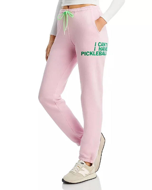 Reduced Prices Royal Pickleball Sweatpants In Pink