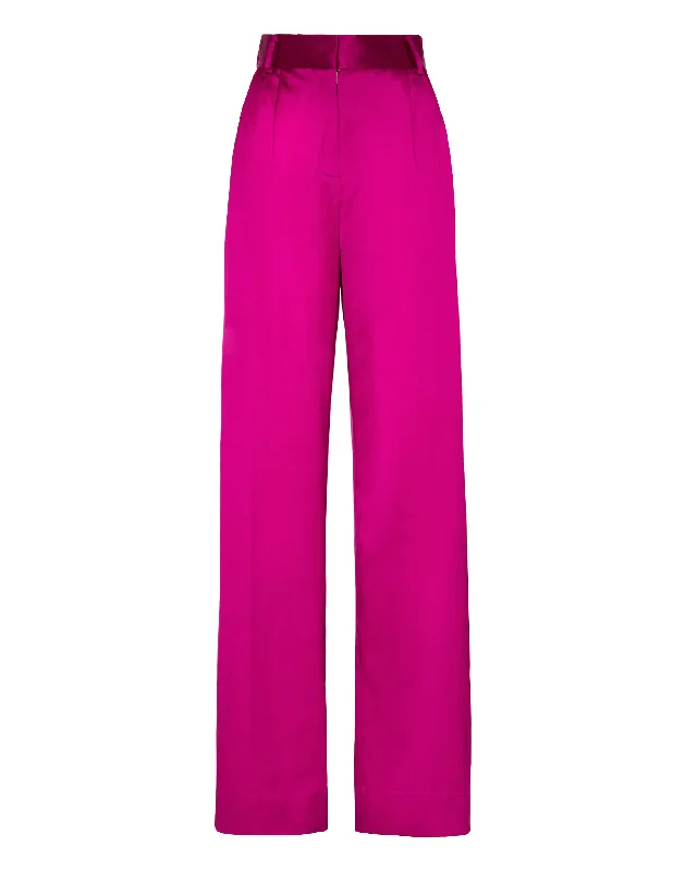 Price Drop Satin Stretch Man Fit Trousers Sartorial