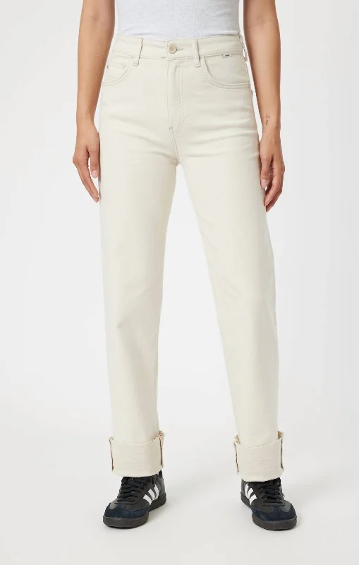 Huge Discounts Savannah Jeans In Natural Ecru