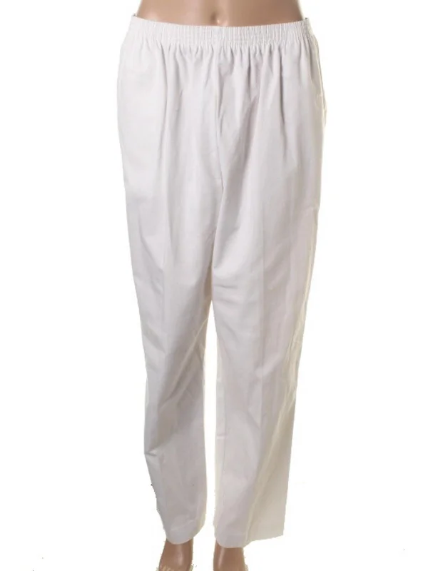 Deep Discounts Womens Twill Office Straight Leg Pants