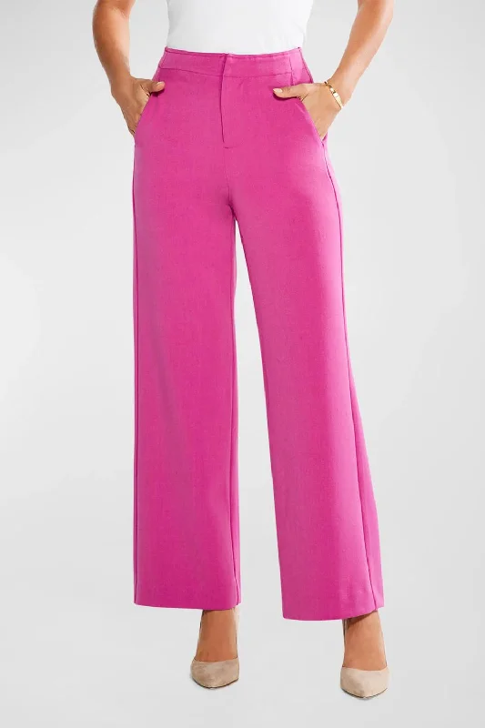 Limited Availability Work It High-Rise Wide-Leg Trouser In Orchid Petal