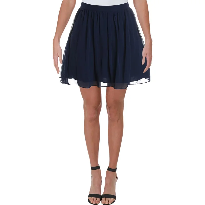 Best Deals B. Darlin Womens Juniors Pleated Above Knee A-Line Skirt