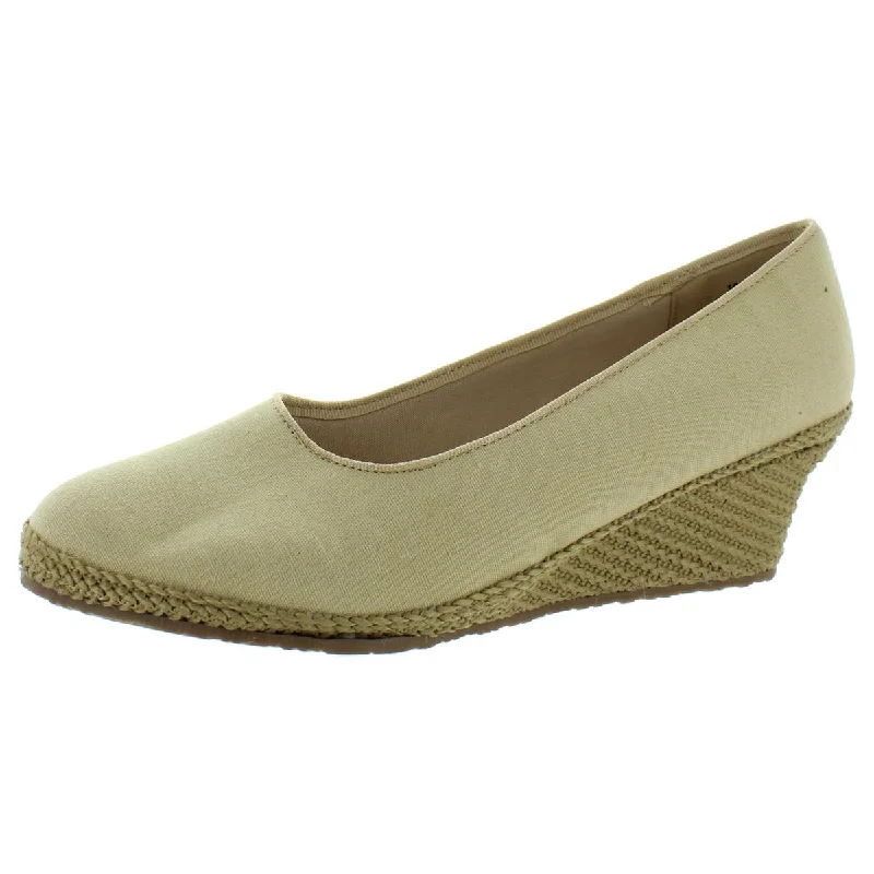 Beacon Womens Newport Canvas Slip On Espadrilles