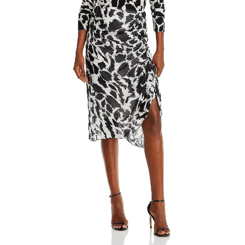 Weekend Flash Sale Boss Womens Vavinta Ruched Knee Length Midi Skirt