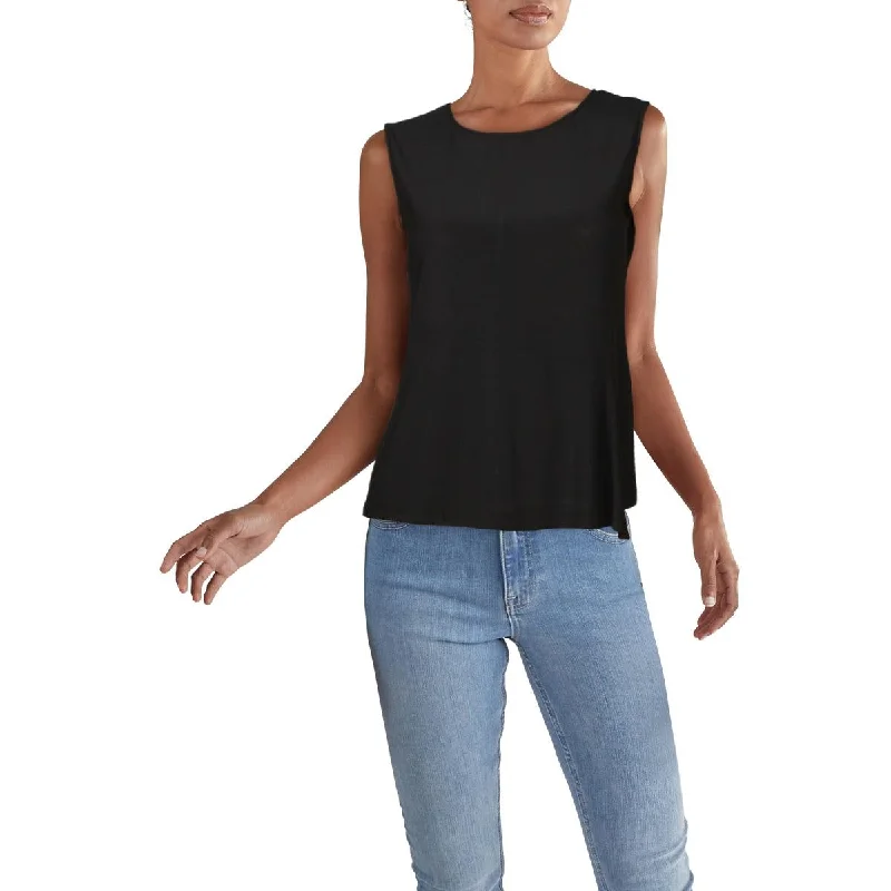 Exclusive Savings Carmen Marc Valvo Womens Solid Keyhole Blouse