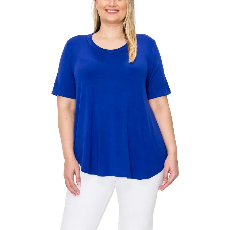 Midnight Madness Coin 1804 Womens Plus Knit Short Sleeves T-Shirt