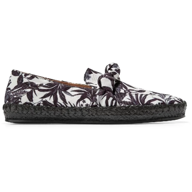 Sale Event Cole Haan Womens Knott Canvas Floral Print Loafers