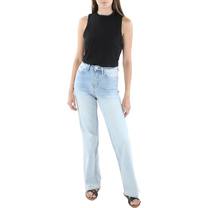 Huge Savings Emerald Sundae Womens Juniors Mock Neck Short Cropped