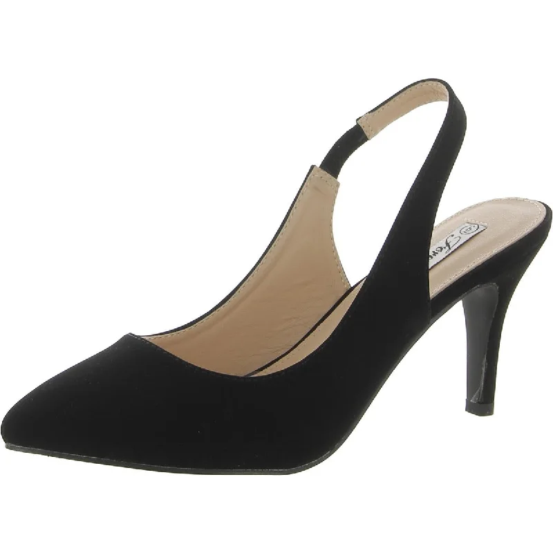 Deal Dash Forever Link Womens Nubuck Slingback Pumps