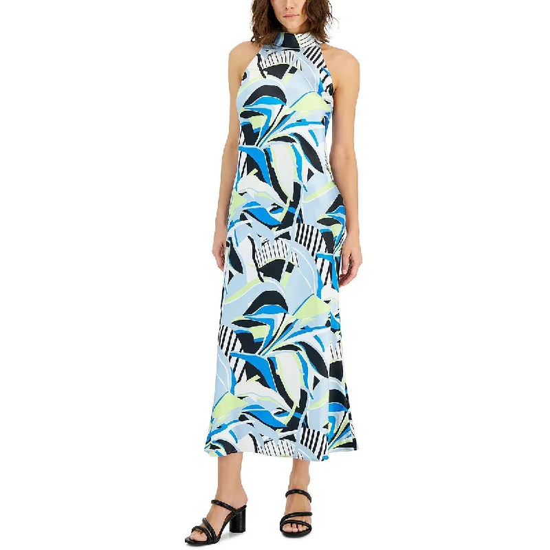 Stock Clearance Hugo Womens Tie Back Long Halter Dress