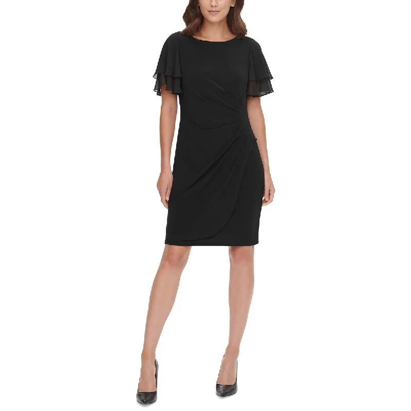 Flash Sale Jessica Howard Womens Petites Work Short Sheath Dress